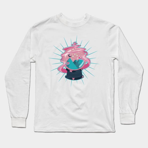 Crystal Ball Long Sleeve T-Shirt by Desdymona